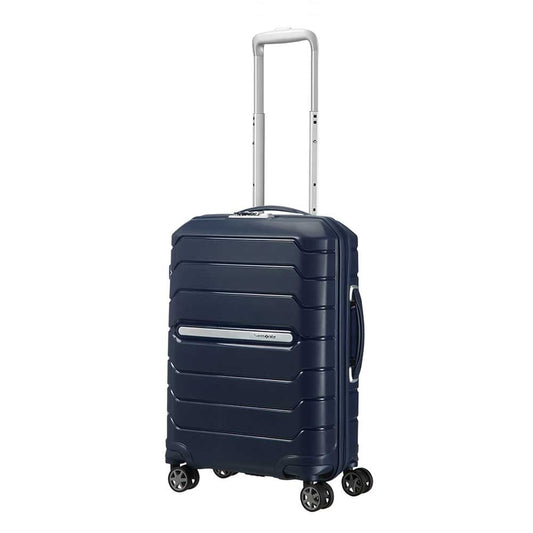 Samsonite Flux Spinner 55 erweiterbares marineblaues Hartschalenetui