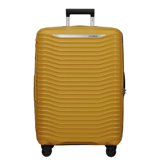 Samsonite Upscape Spinner 81 Erweiterbarer gelber Hartschalenkoffer