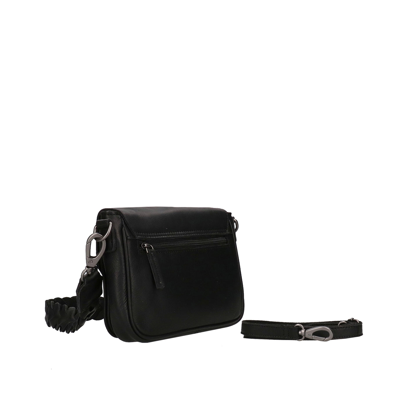 DSTRCT Preston Park Shoulder Bag Flap Bag M schwarz Damentasche