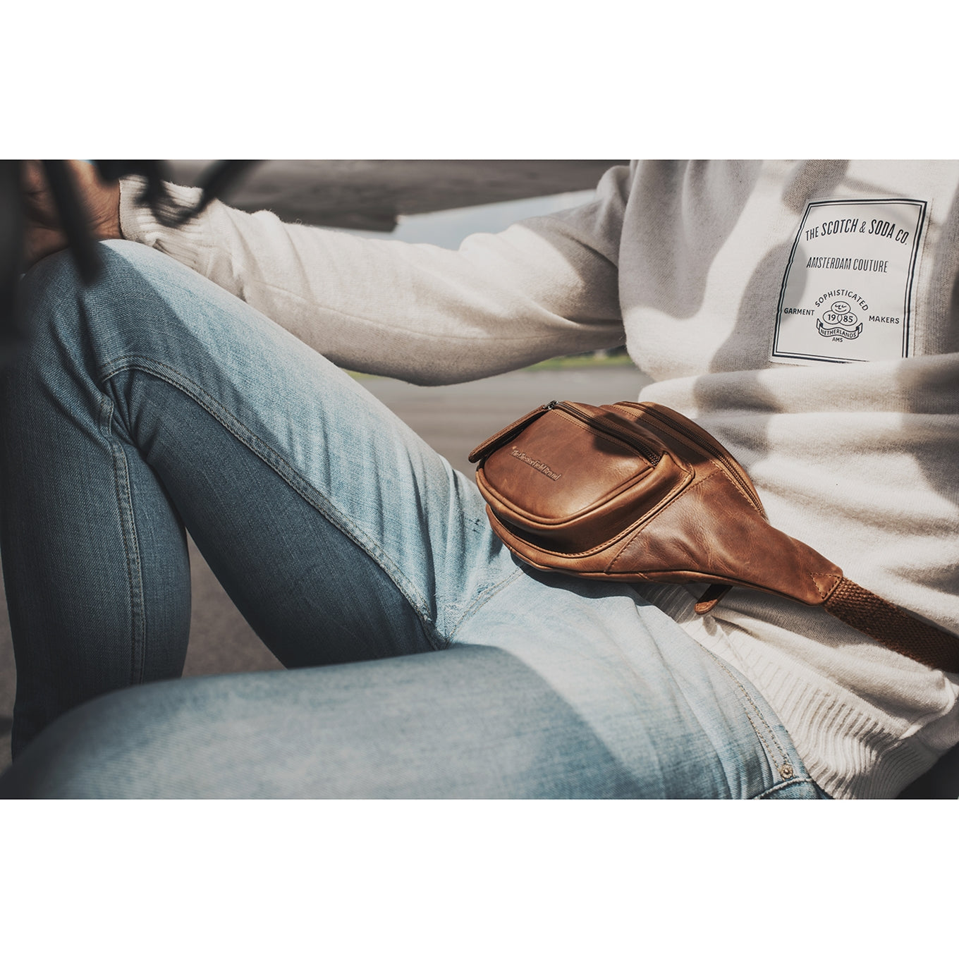 The Chesterfield Brand Jack Waistbag black Waist bag