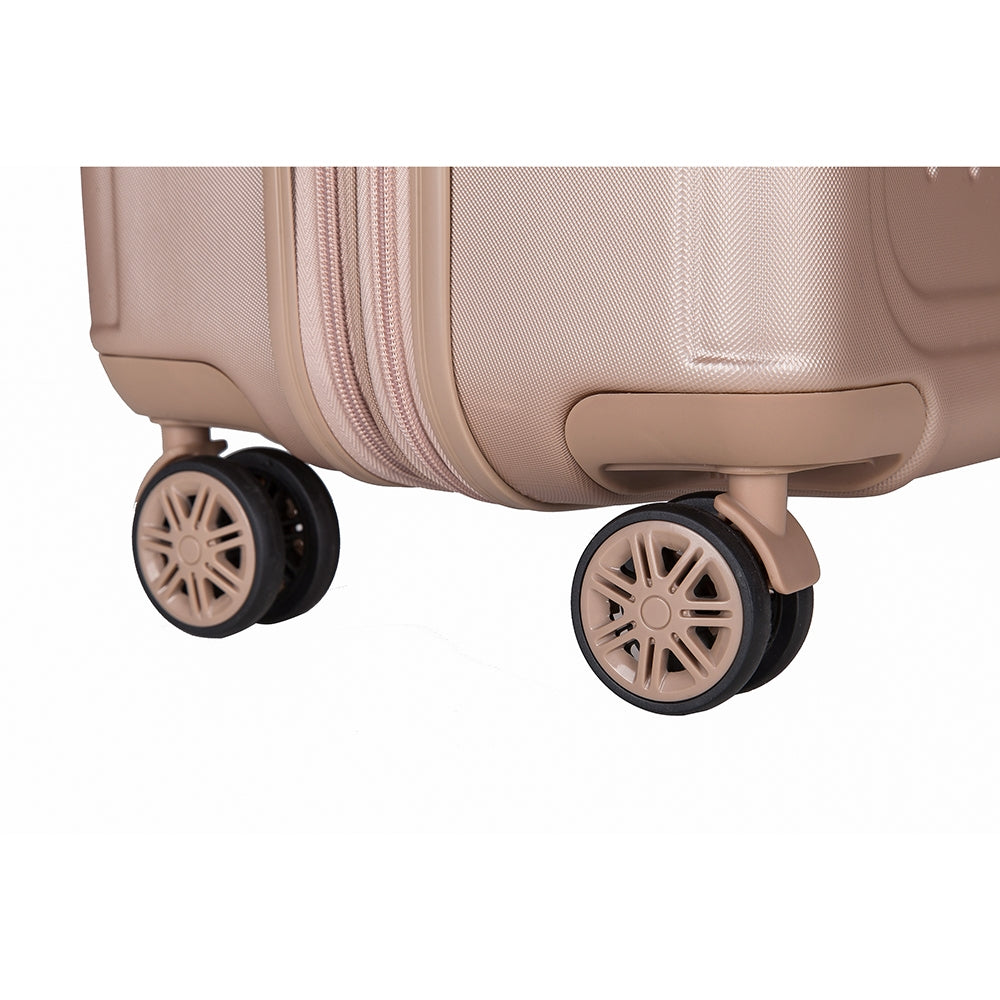 Ordentlicher Maxi Air Underseater Trolley 42 lachsfarbener Hartschalenkoffer