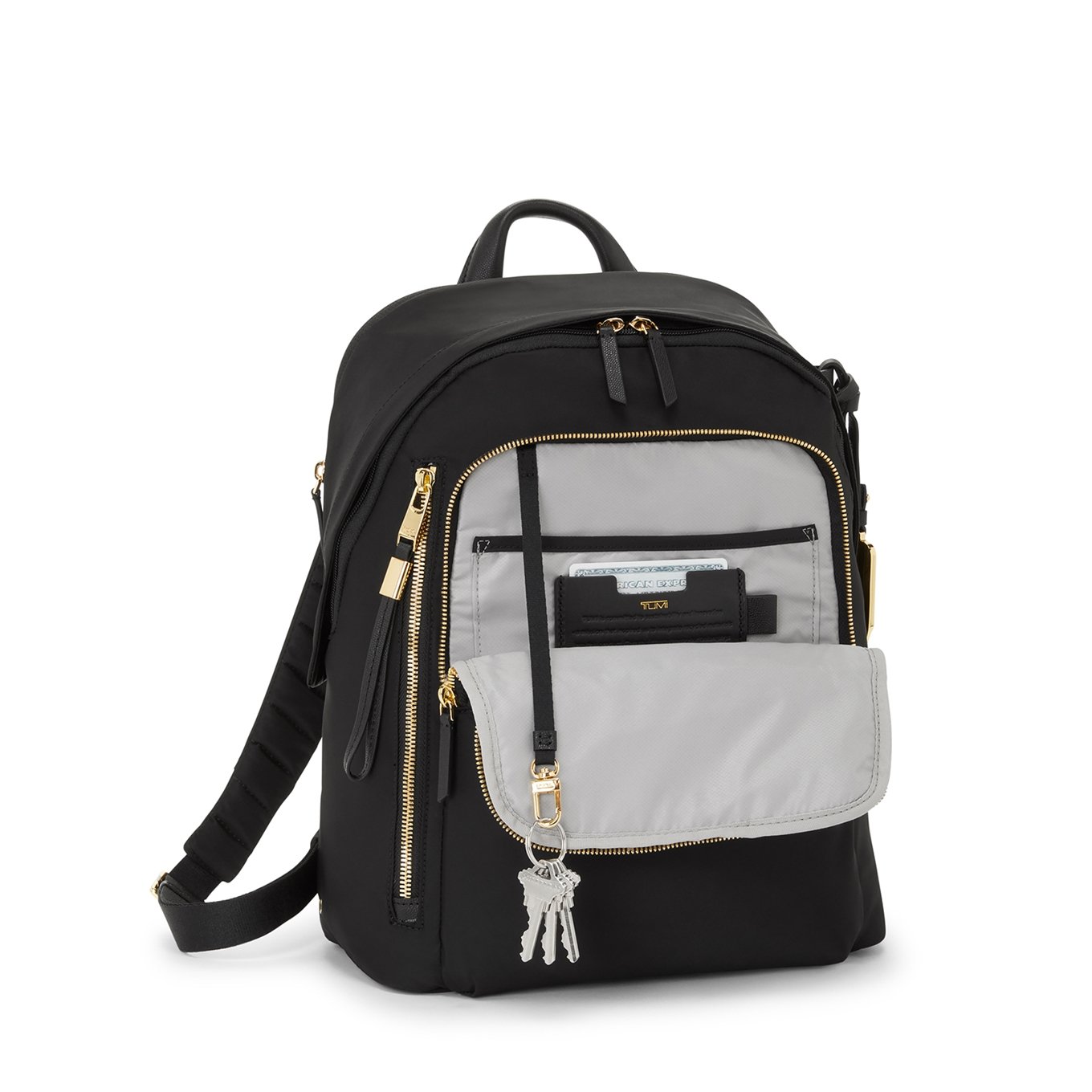 Tumi Voyageur Halsey Backpack black/gold backpack