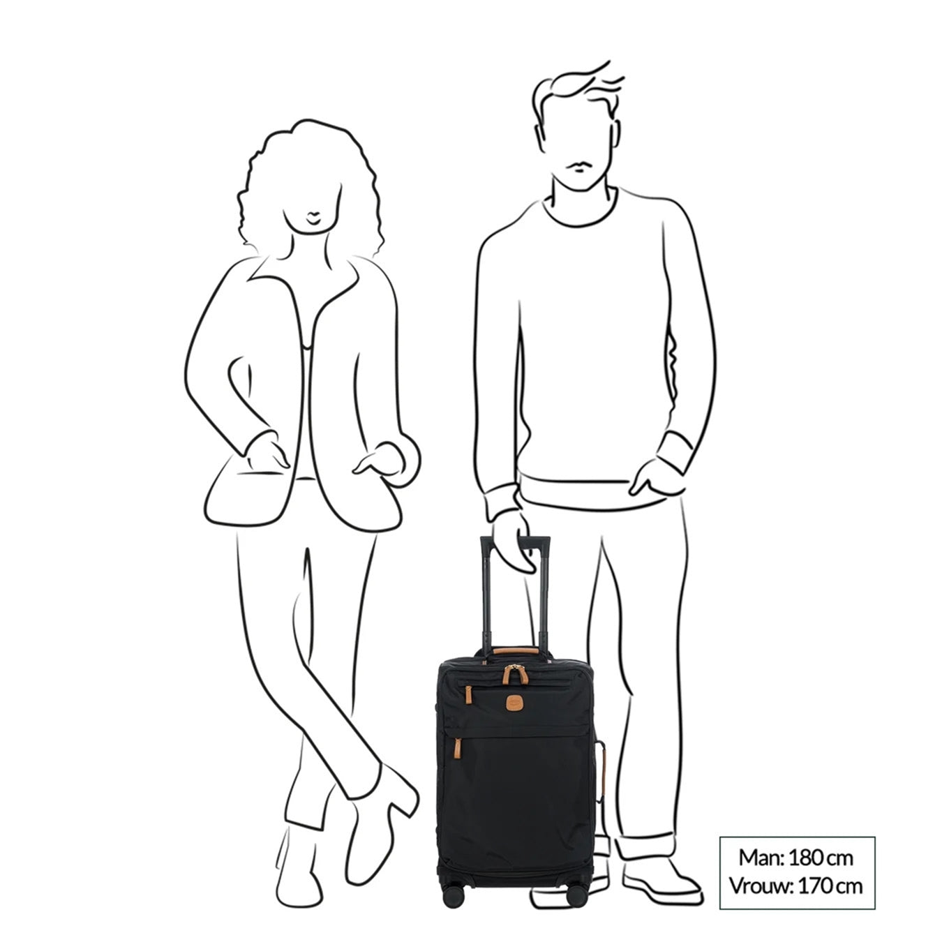 Bric's X-Travel Cabin Trolley 55 black