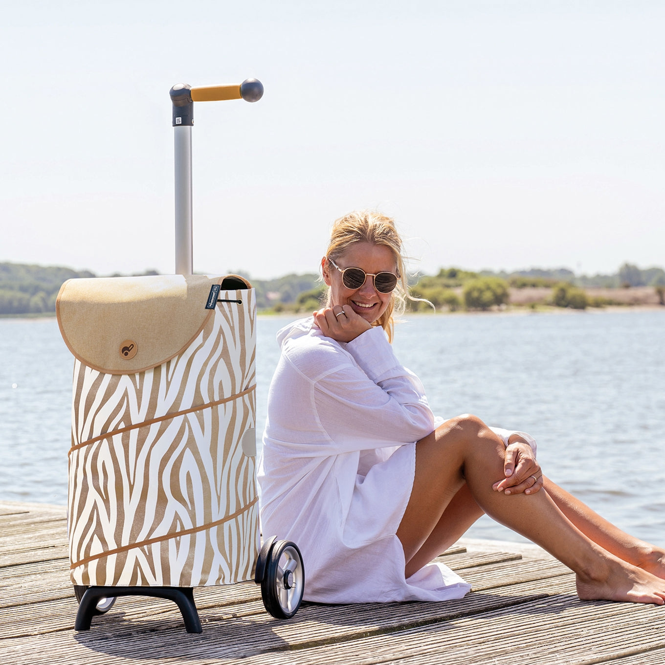 Andersen Unus Shopper Fun Tyra Zebra Trolley