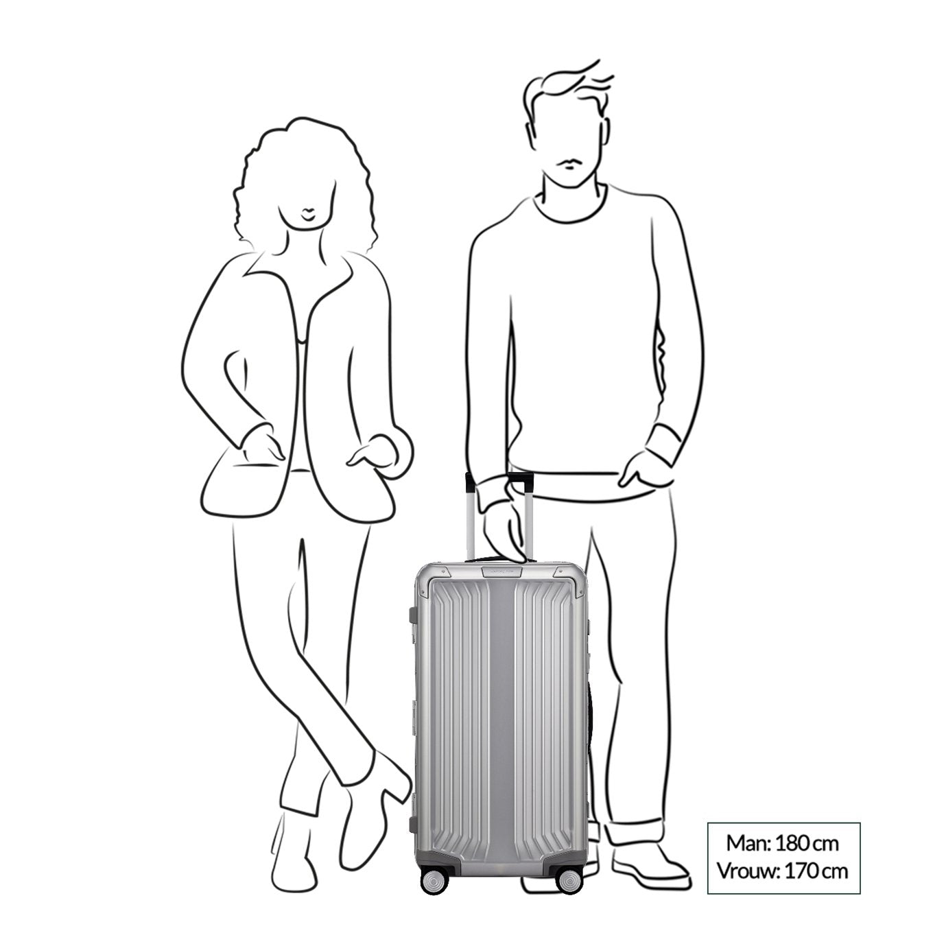 Samsonite Lite-Box Alu Trunk 74 aluminium
