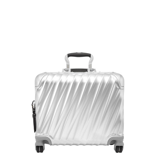 Tumi 19-Grad-Aluminium-Kompakthandgepäck-Trolley in Silber