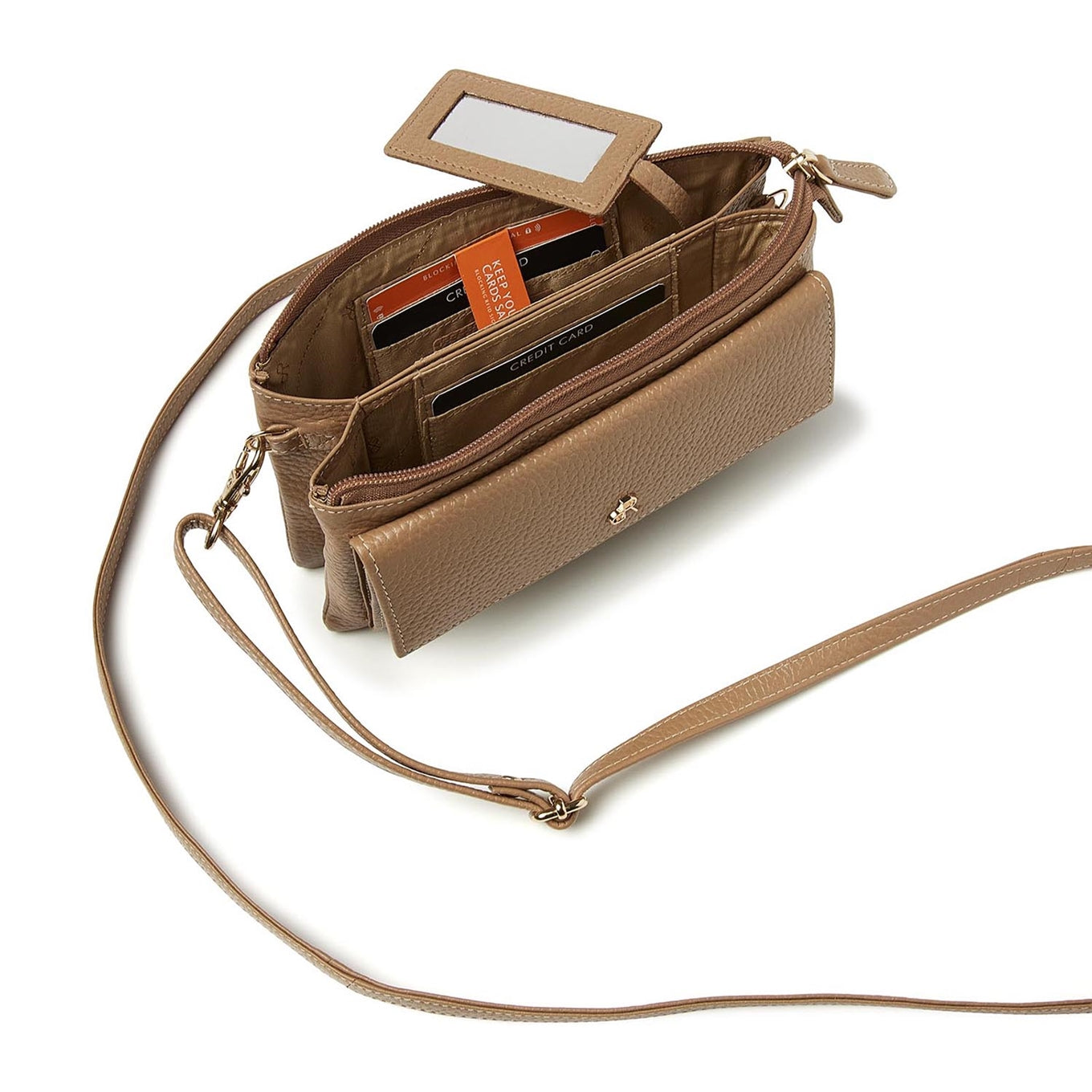 dR Amsterdam Momentum Shoulderbag / Clutch burro