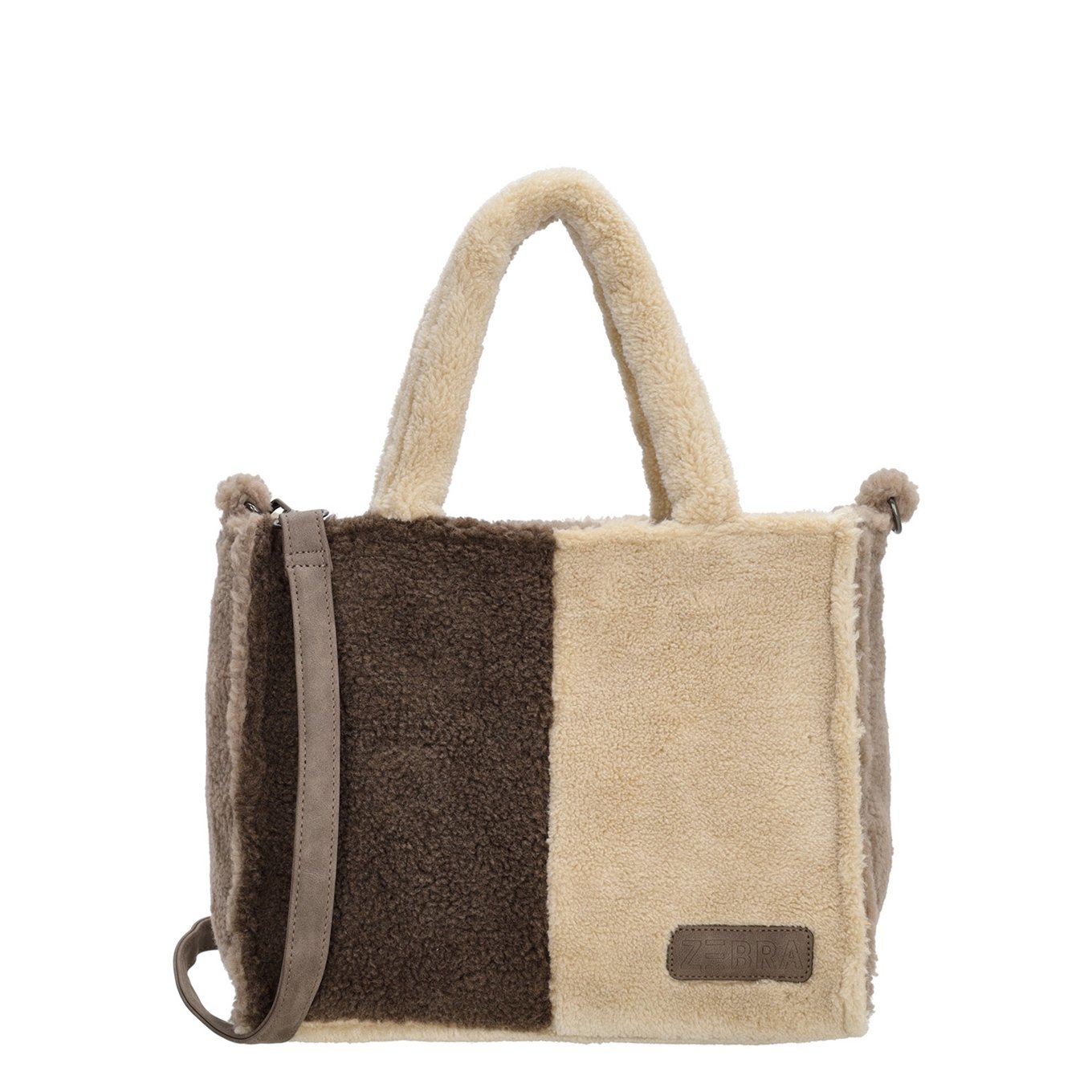 Zebra Trends Teddy Denise Handbag M dunkelbraun Damentasche