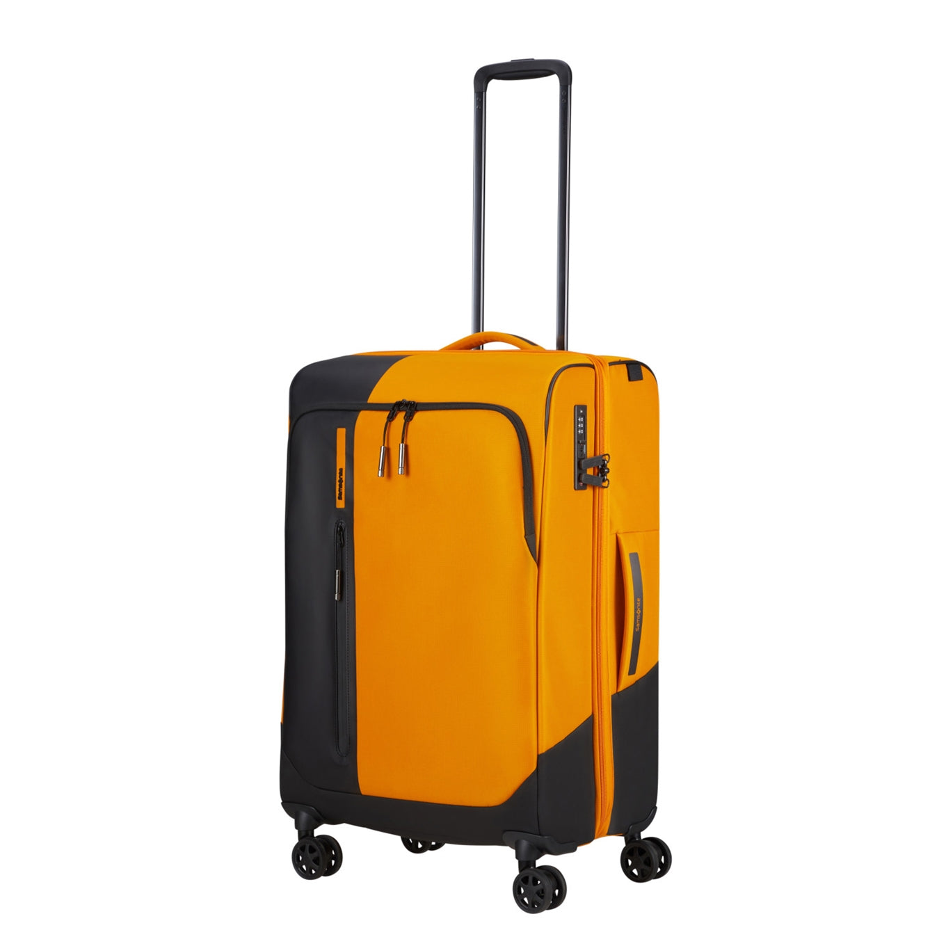 Samsonite BIZ2GO TRVL Spinner 66 DF Erweiterbares strahlend gelbes Softcase