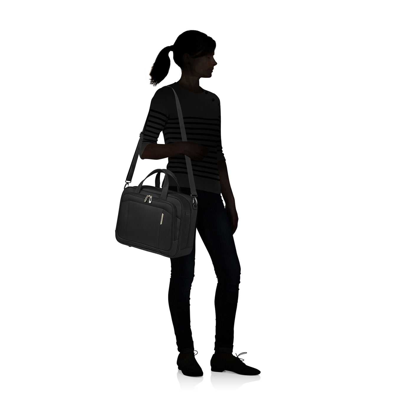 Samsonite Respark Laptop Umhängetasche ozonschwarz