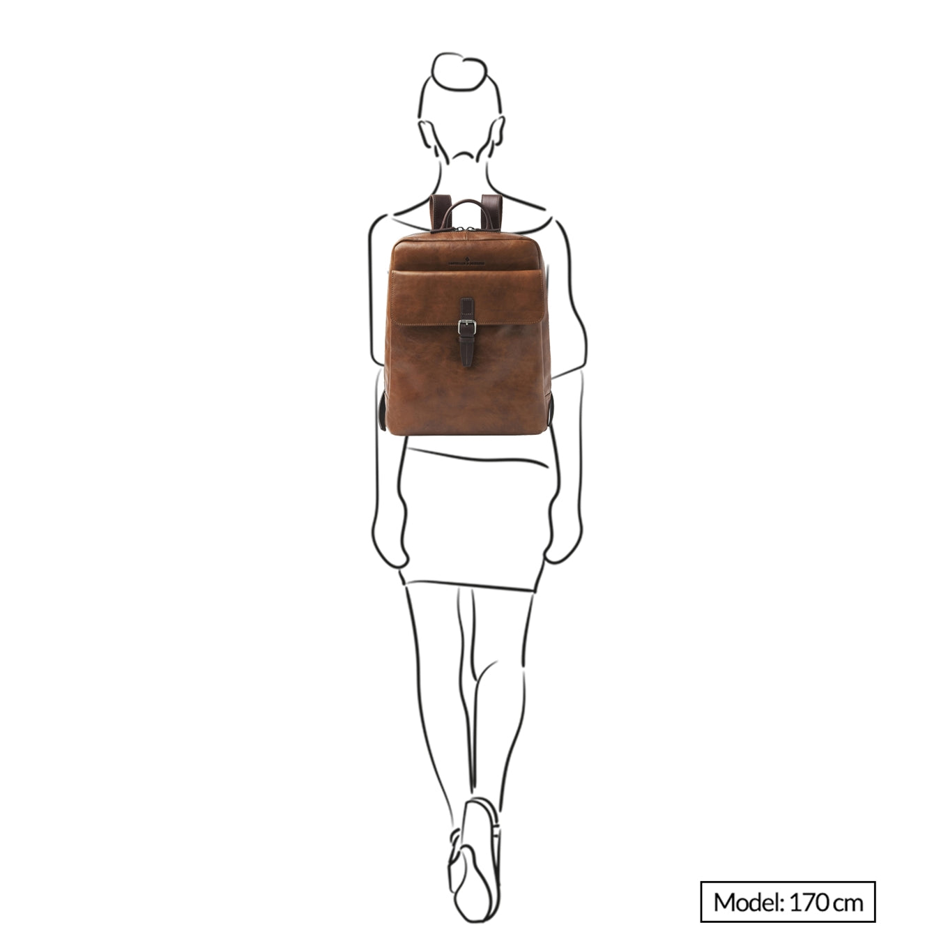 Castelijn & Beerens Rien Laptop Backpack 15.6" natural