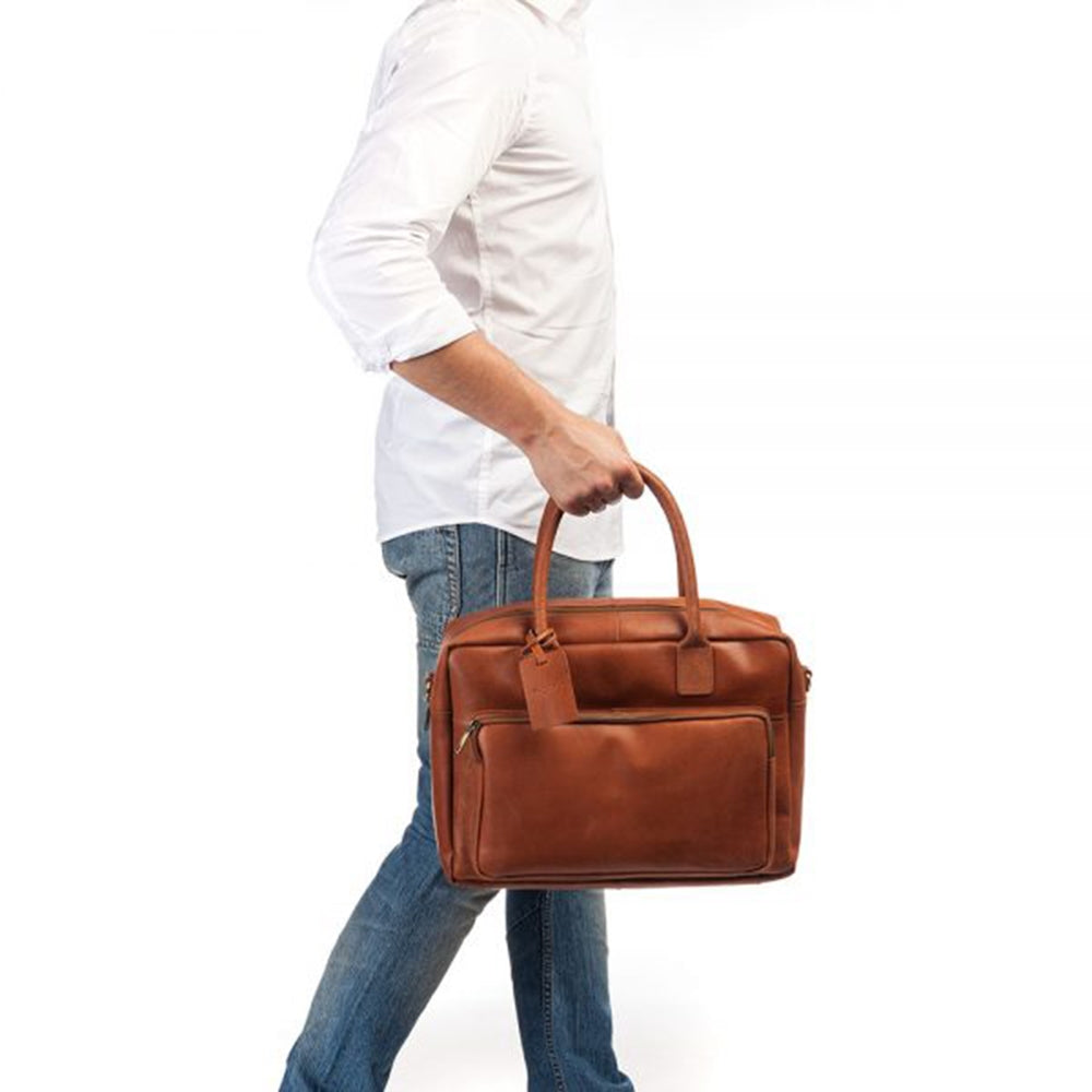 Burkely Vintage Mitch Worker 15" cognac