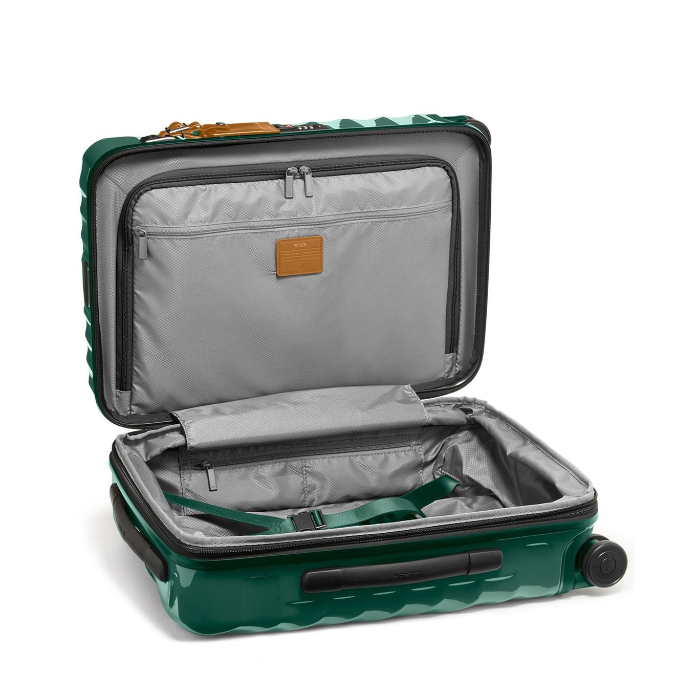 TUMI 19 Degree International Expandable 4 Wheel Trolley hunter green