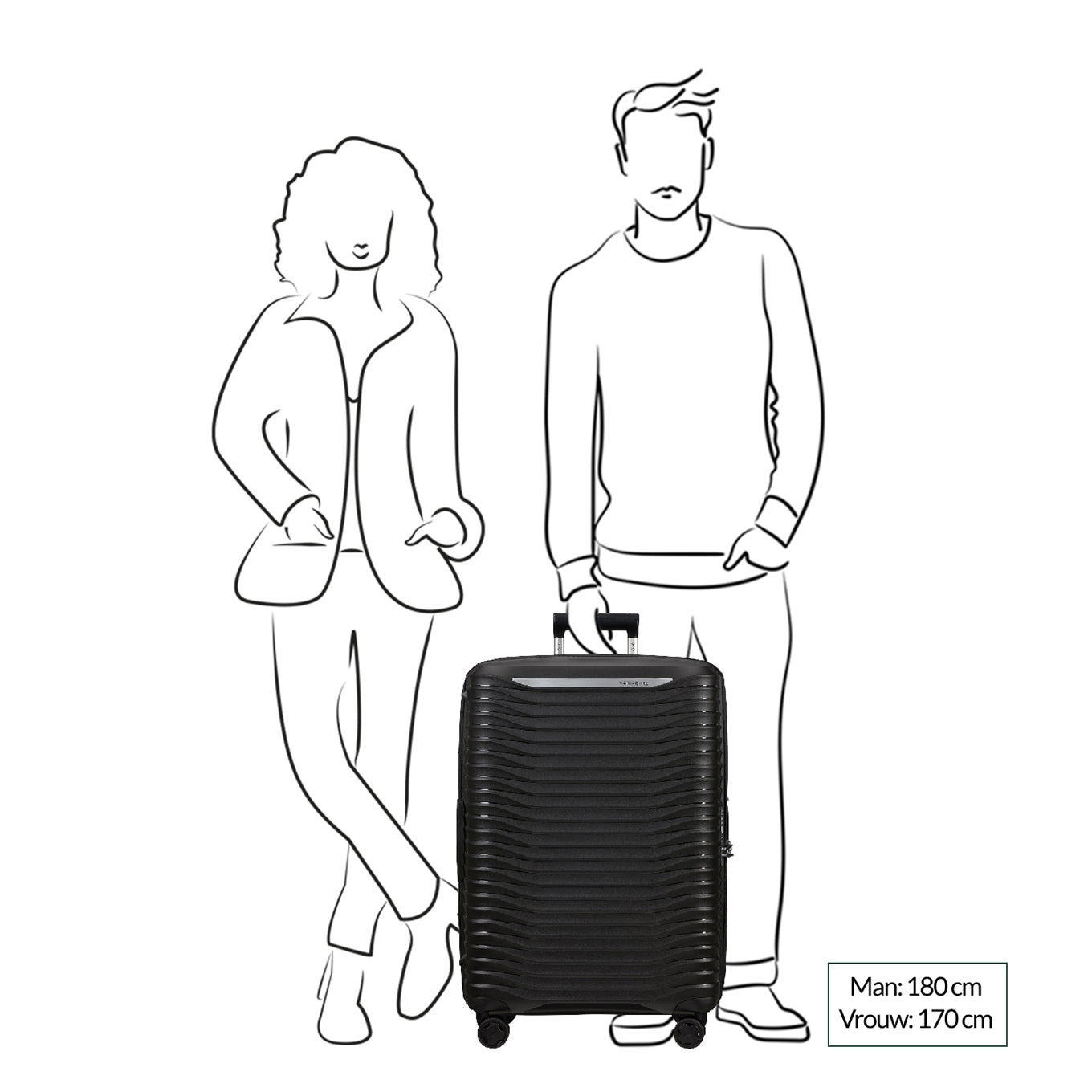 Samsonite Upscape Spinner 75 Expandable blue nights Hard Case
