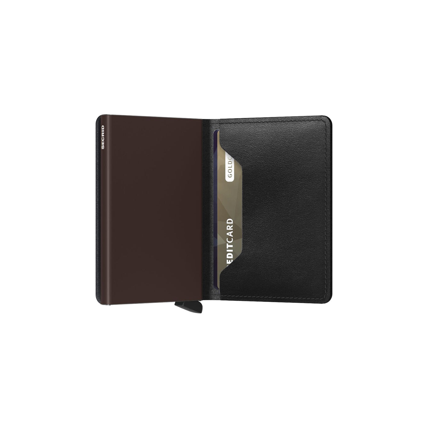 Secrid Slimwallet black brown