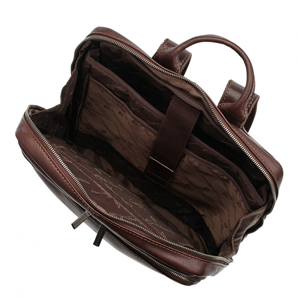 Castelijn & Beerens Firenze Business Backpack 15.6" + Tablet mocha