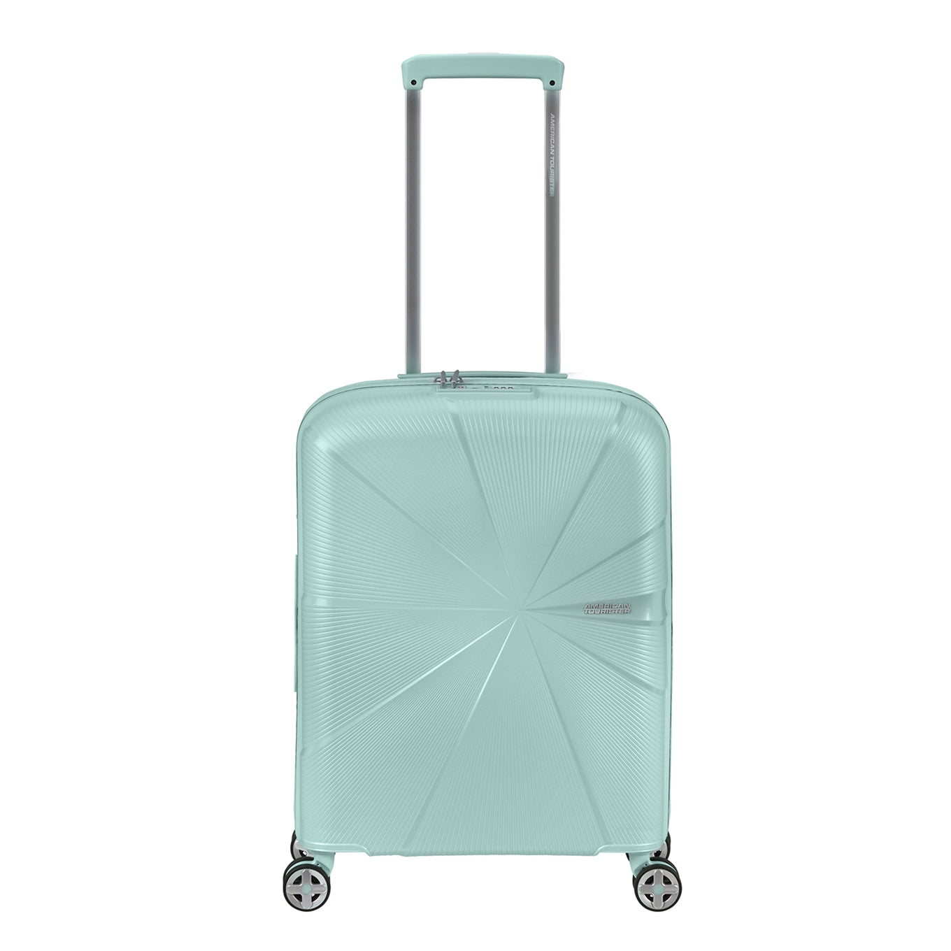American Tourister Starvibe Spinner 55 EXP mit. Surfblaues Hartschalenetui