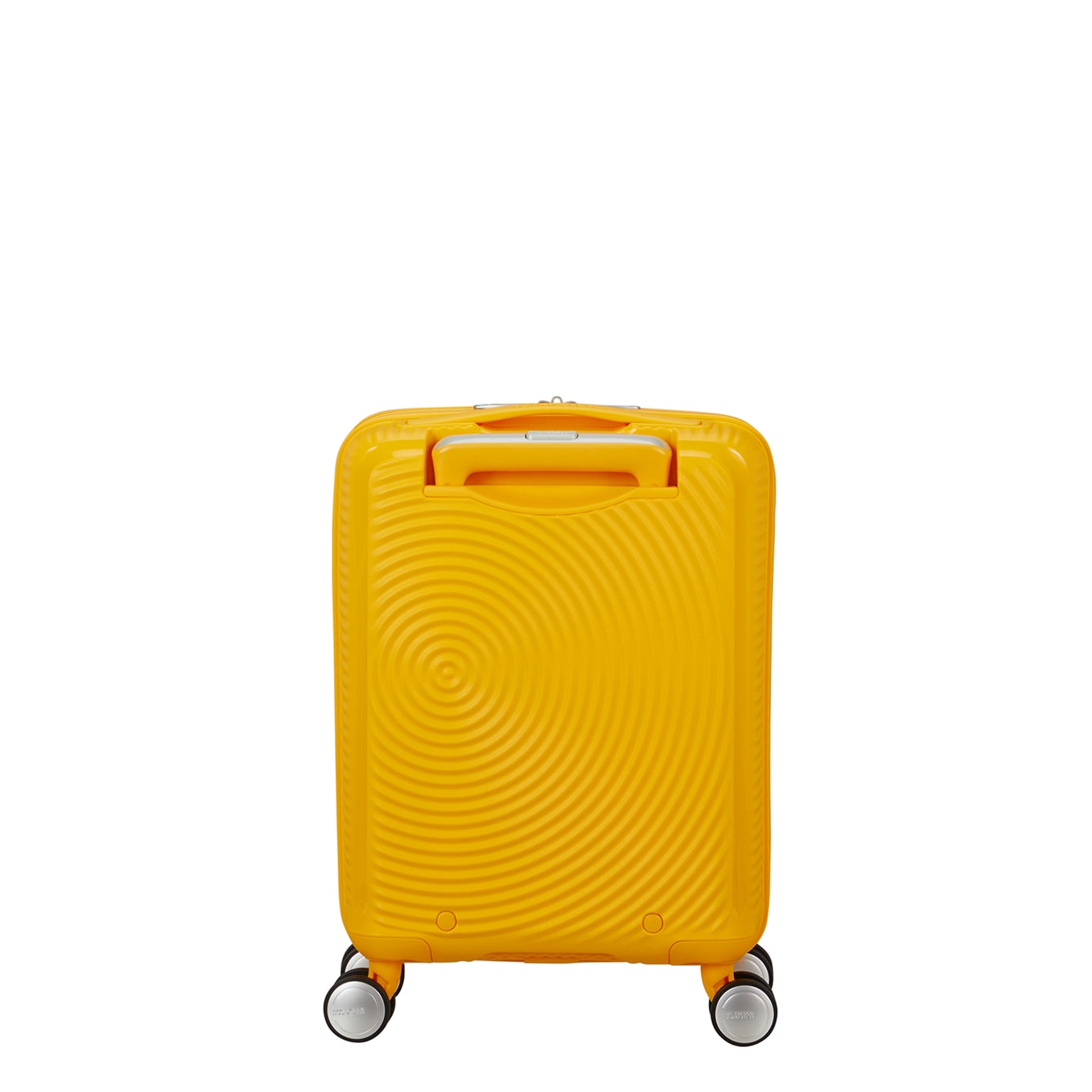 American Tourister Soundbox Mini Spinner 47 goldgelbes Hartschalenetui