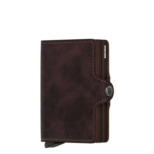 Secrid Twinwallet Wallet Vintage-Schokolade Damenbrieftasche