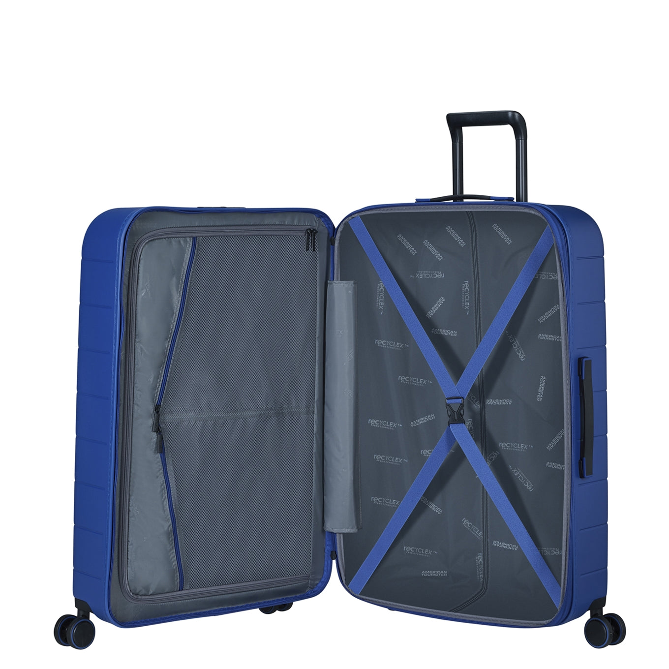 American Tourister Novastream Spinner 77 Exp navy blue Hard Case