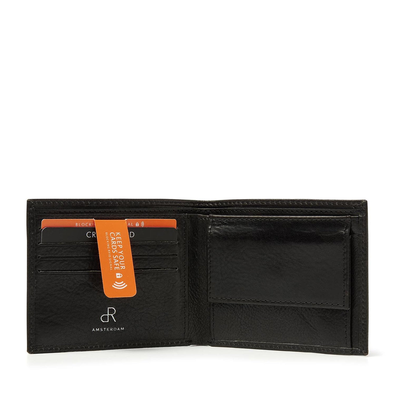 dR Amsterdam Milan Billfold black