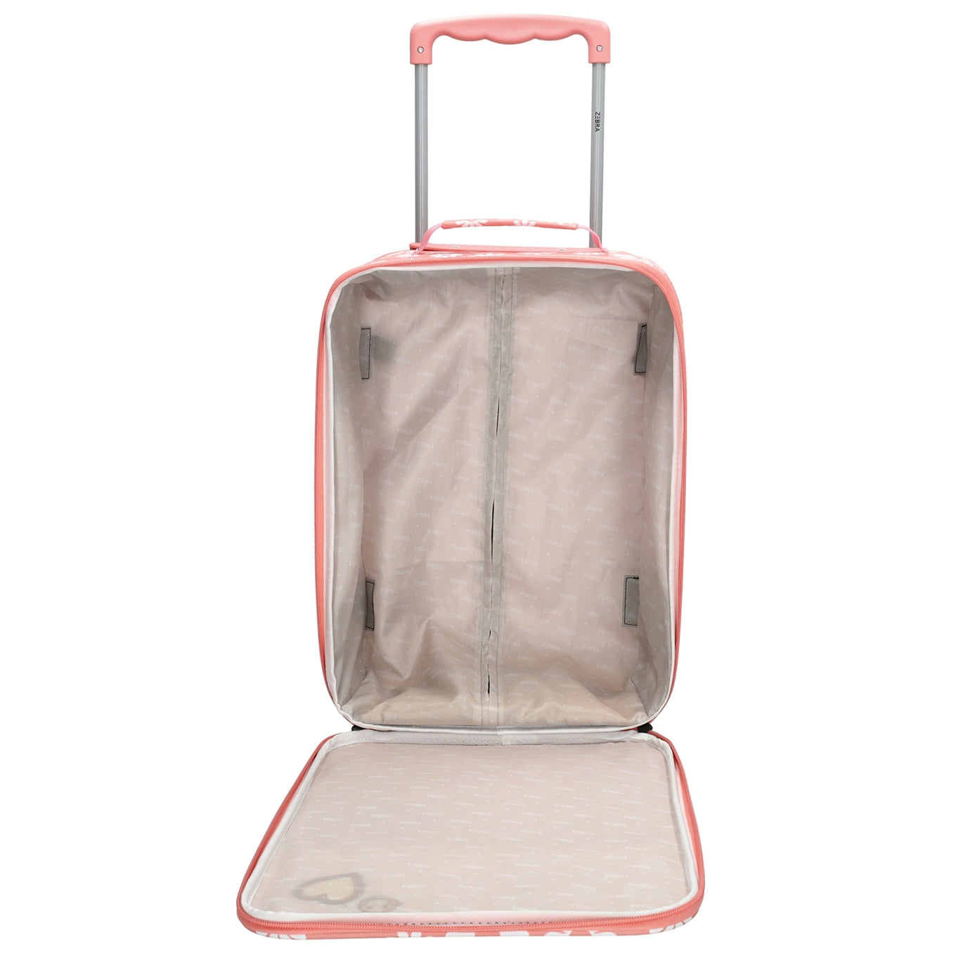 Zebra Trends Trolley Adventure flower pink Soft suitcase