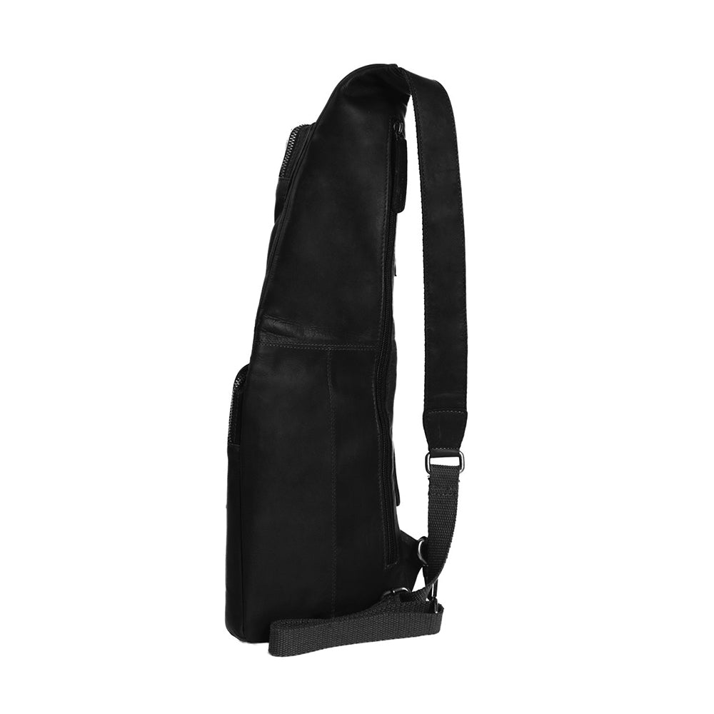 The Chesterfield Brand Logan Crossbody Backpack schwarze Herrentasche