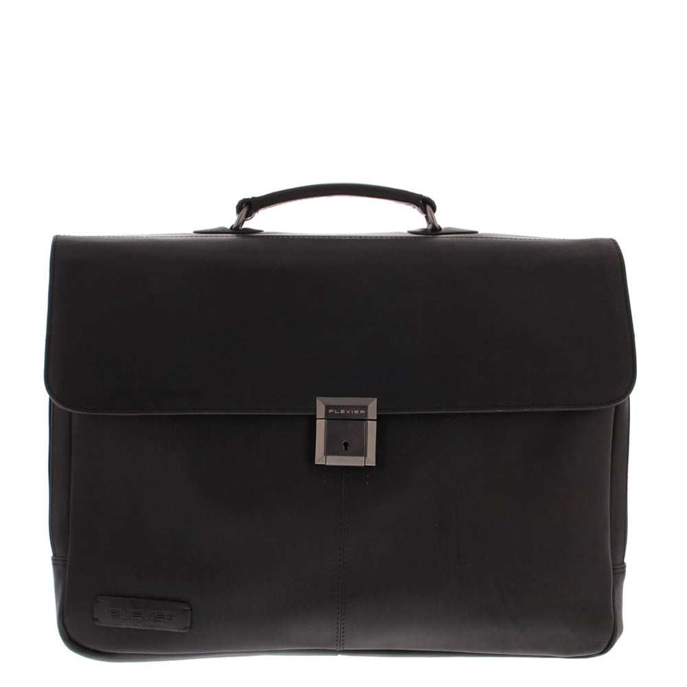 Plevier Navigator Decca Aktentasche 2 Fächer 17,3" schwarz