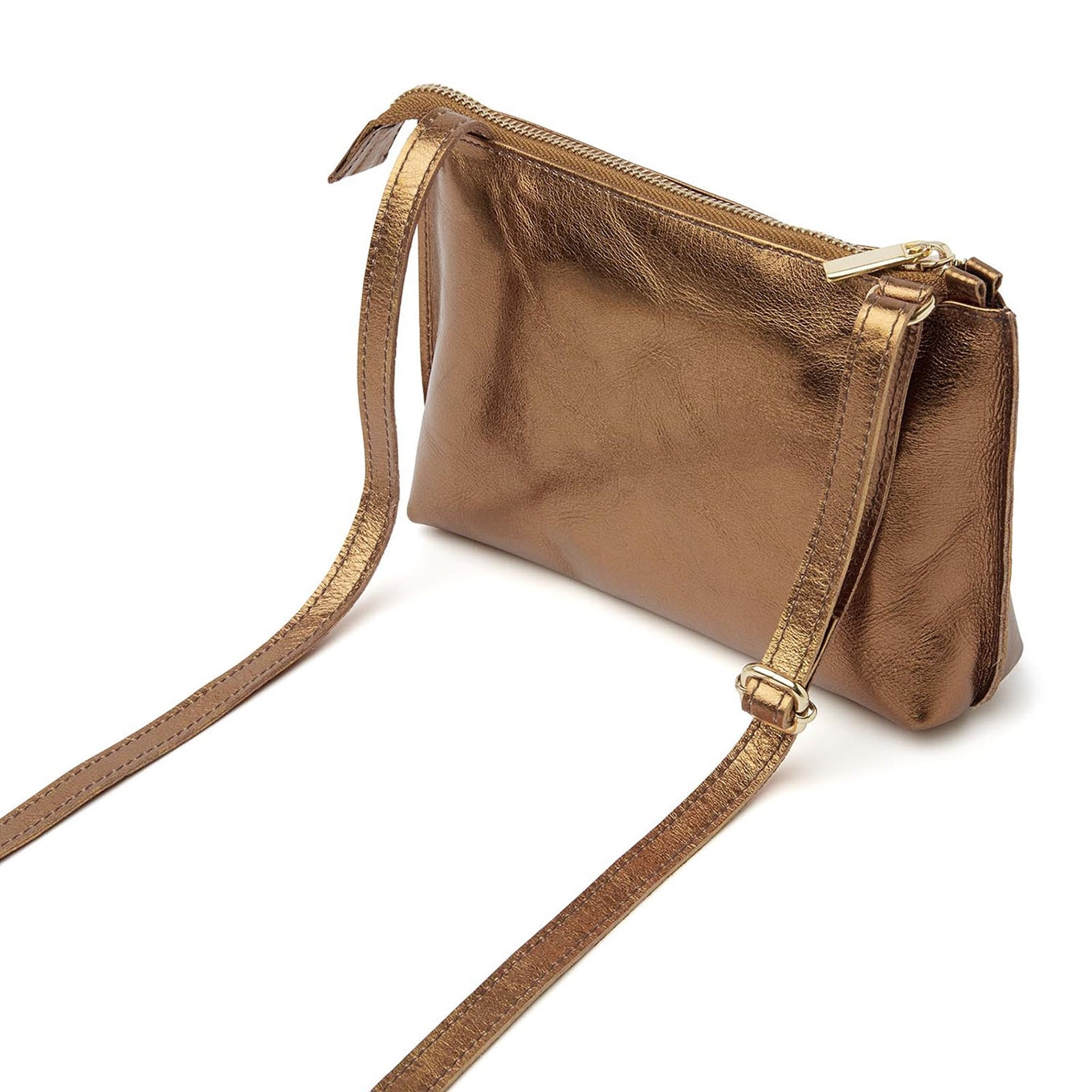 dR Amsterdam Metallics Shoulderbag gold
