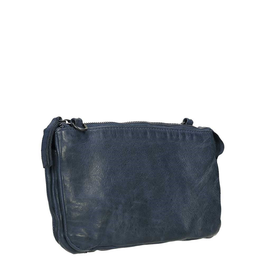 Bear Design Cow Lavato Clutch blue Women's bag