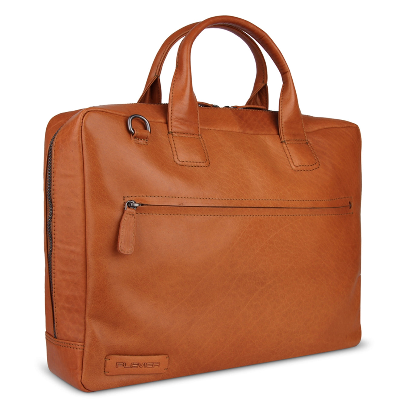 Plevier Onyx Laptop bag 17.3" cognac