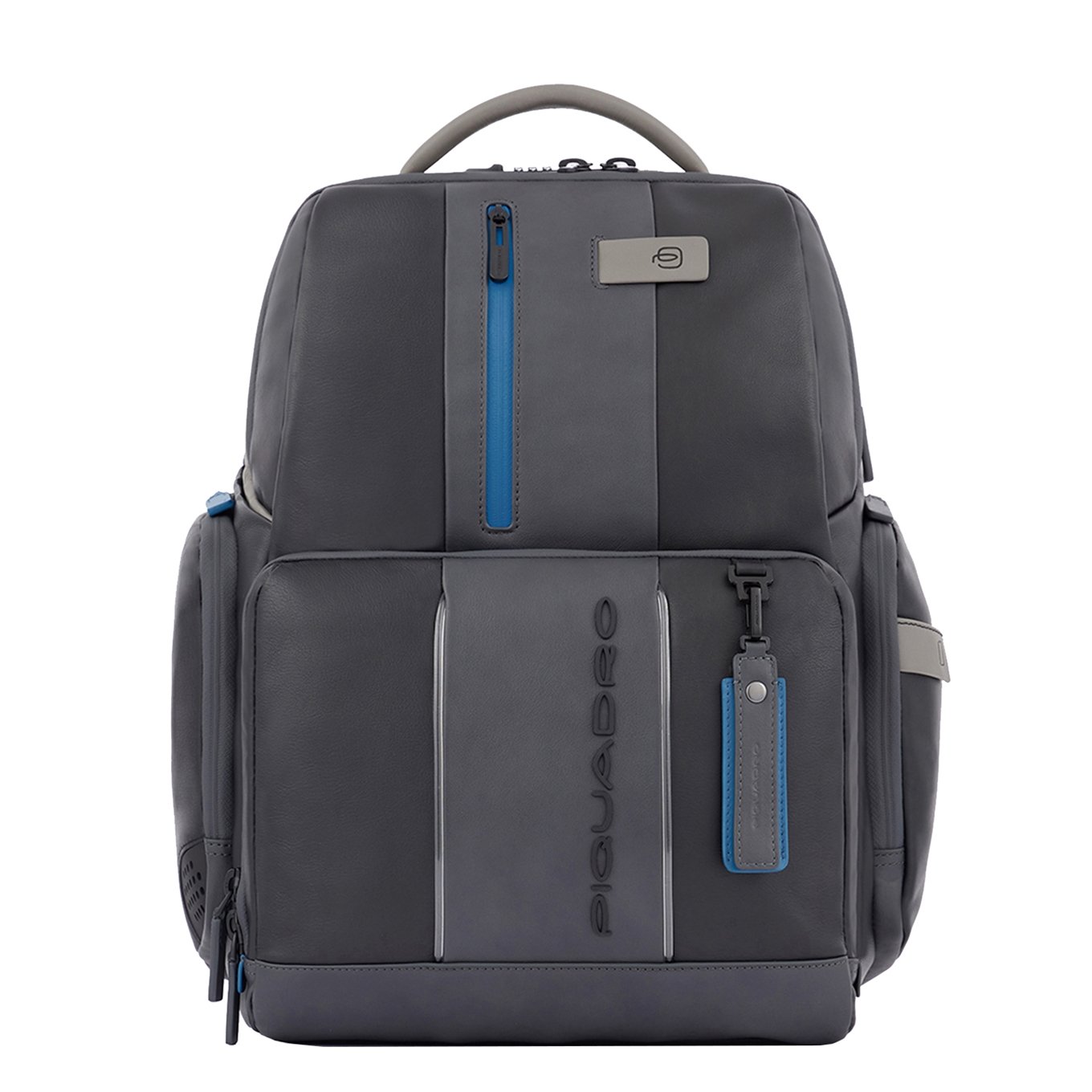Piquadro Urban Leather I-Tech Rucksack schwarz/grauer Rucksack