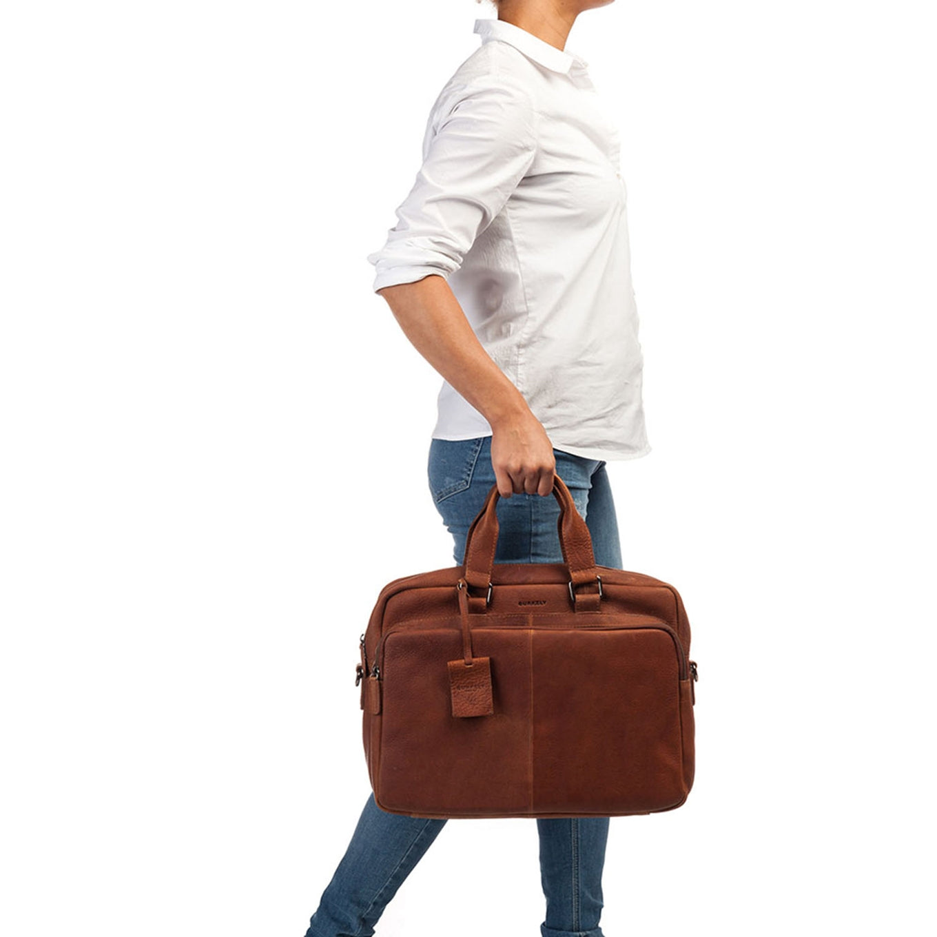 Burkely Antique Avery Workbag 15.6" cognac