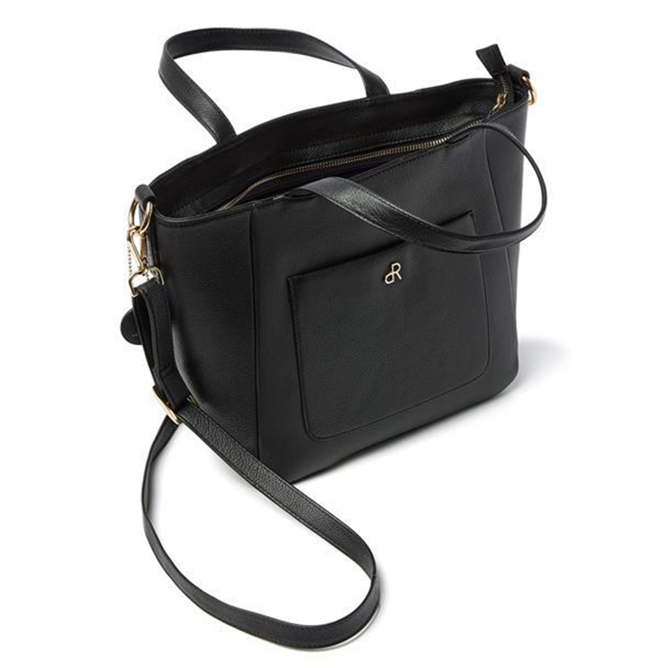 dR Amsterdam Faggio Hand/Shoulderbag schwarz Damentasche