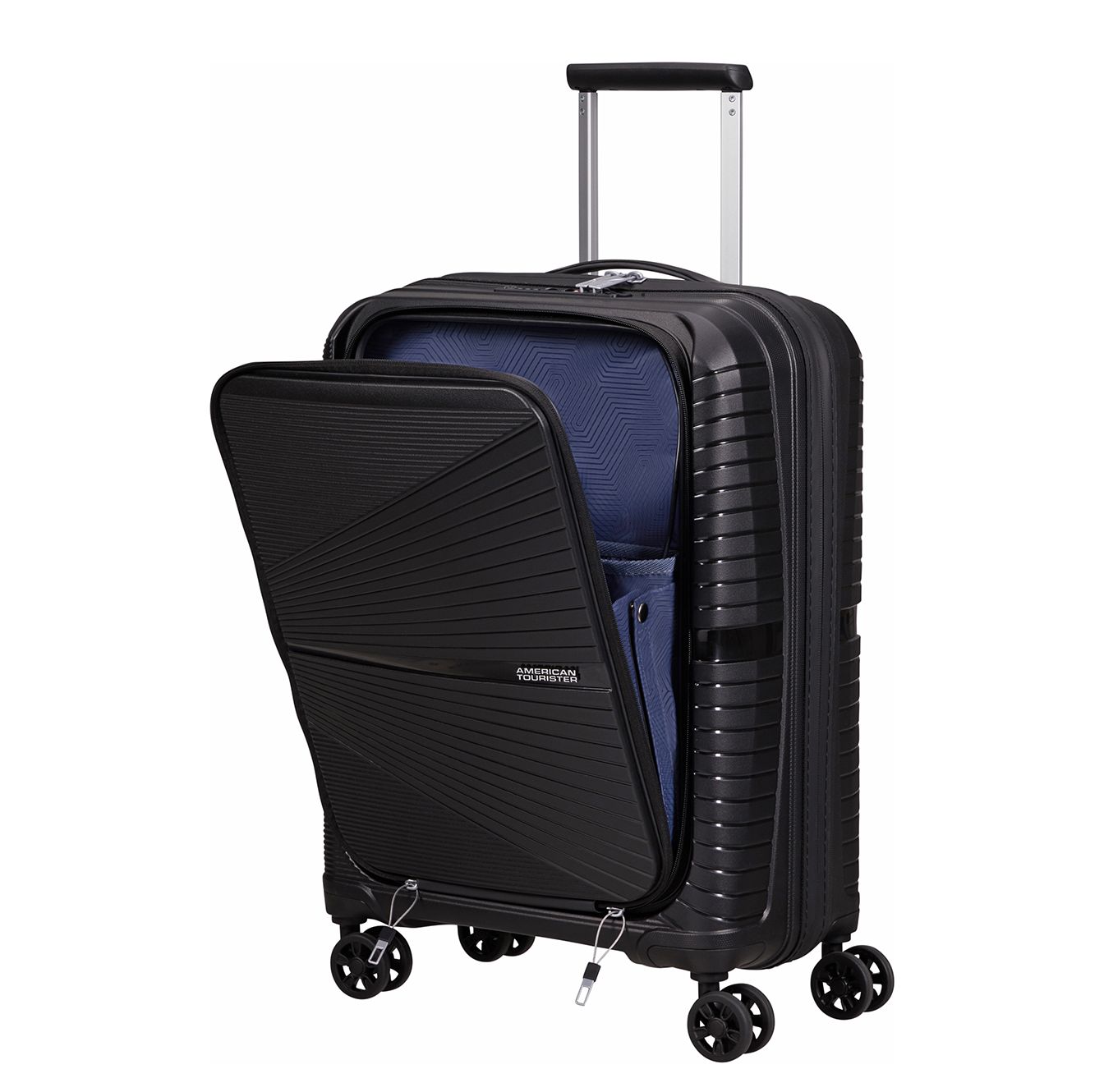 American Tourister Airconic Spinner 55 Frontloader 15.6'' onyx black