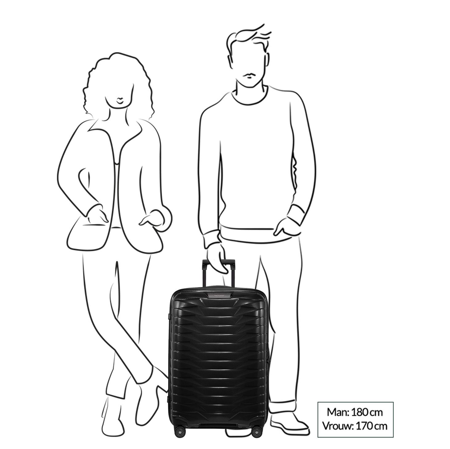 Samsonite Proxis Spinner 69 honey gold