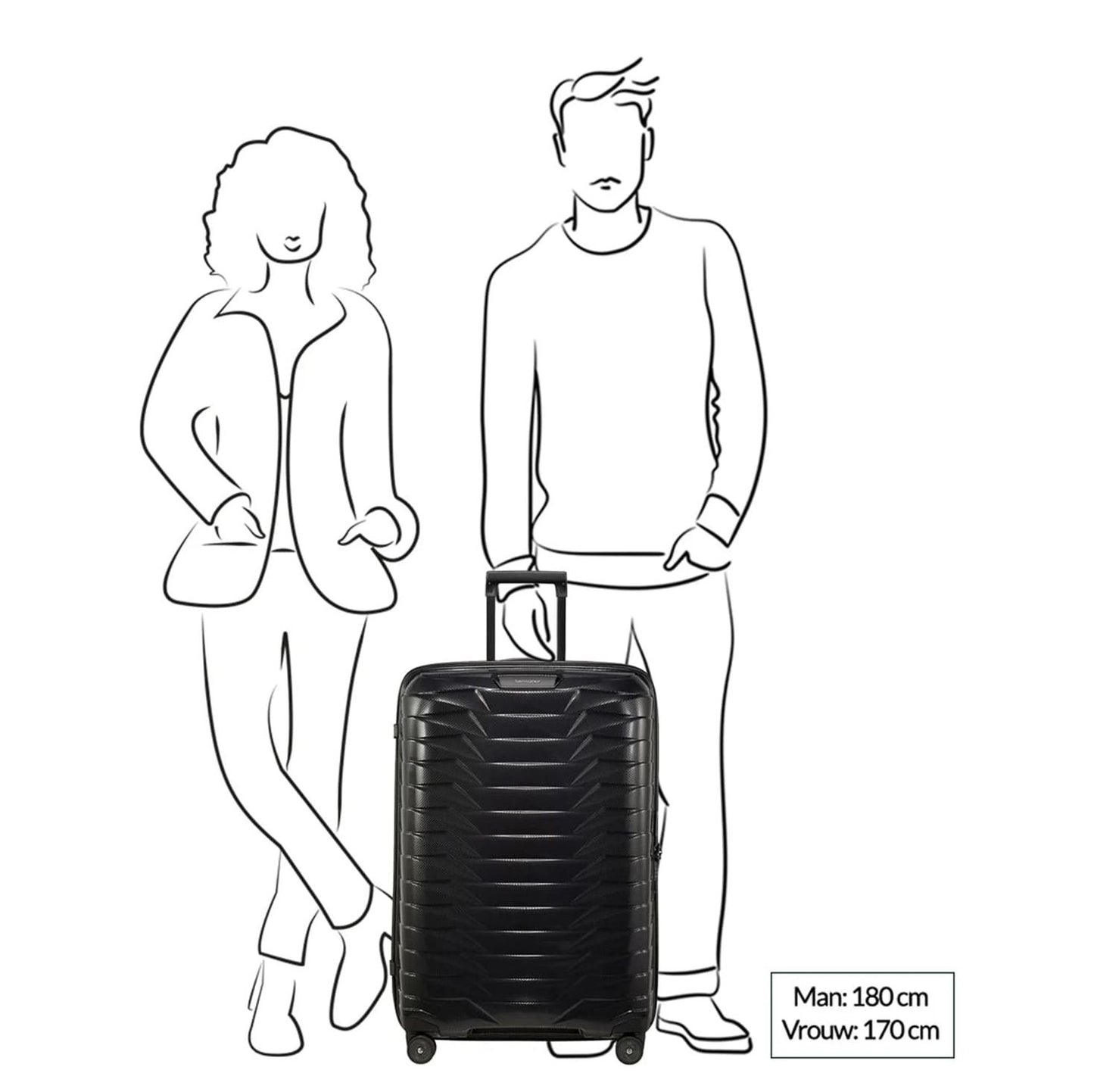 Samsonite Proxis Spinner 75 matt graphite