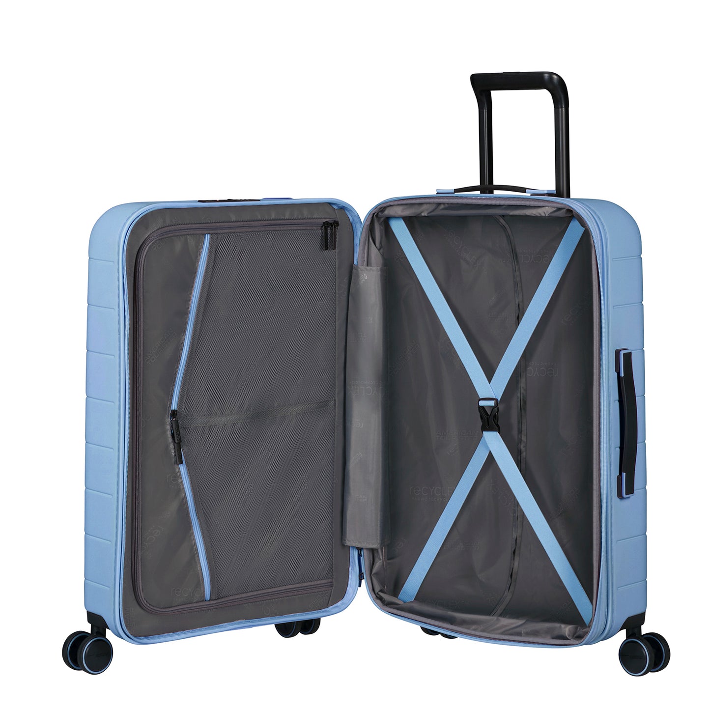 American Tourister Novastream Spinner 77 Exp pastel blue