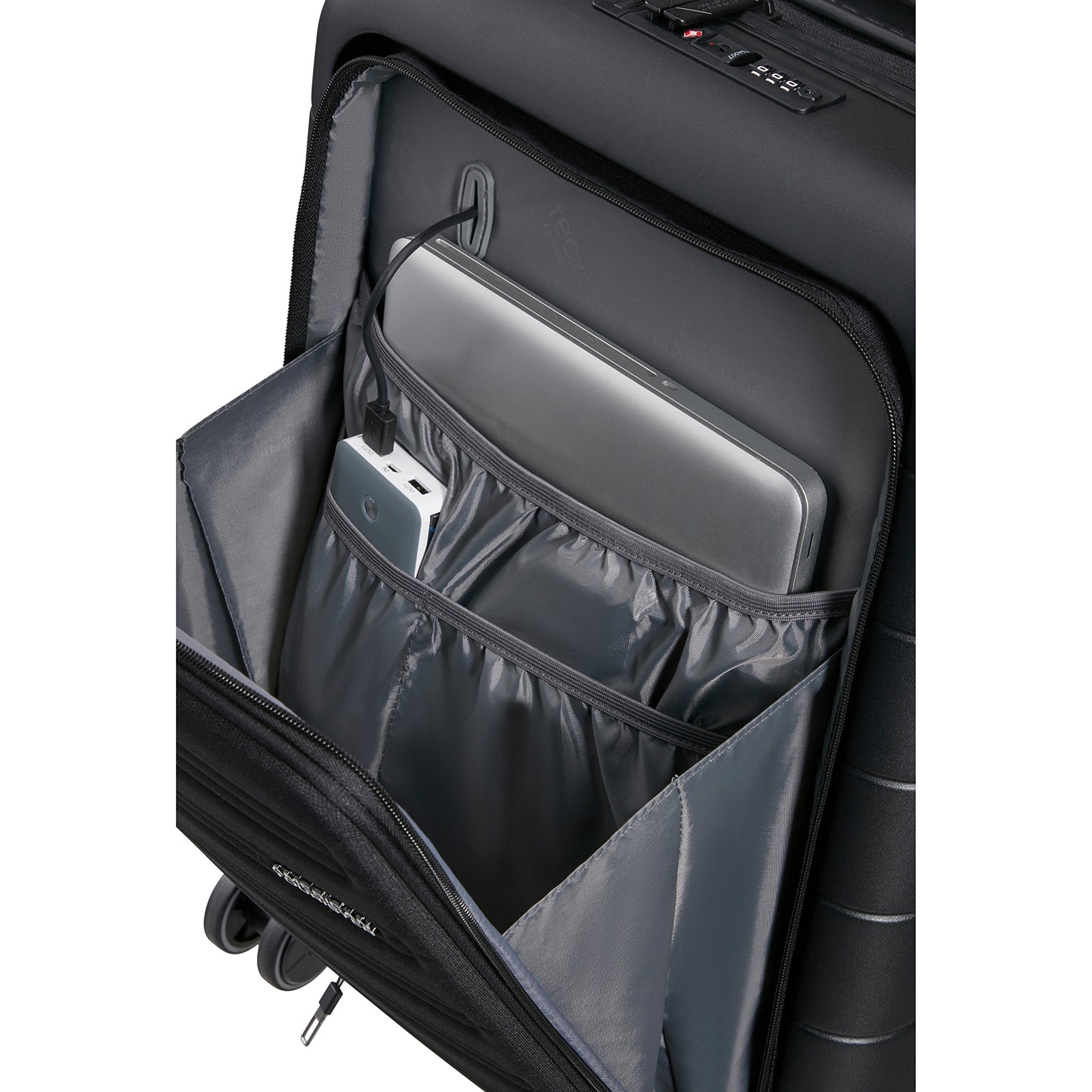 American Tourister Novastream Spinner 55 Exp Smart dark slate