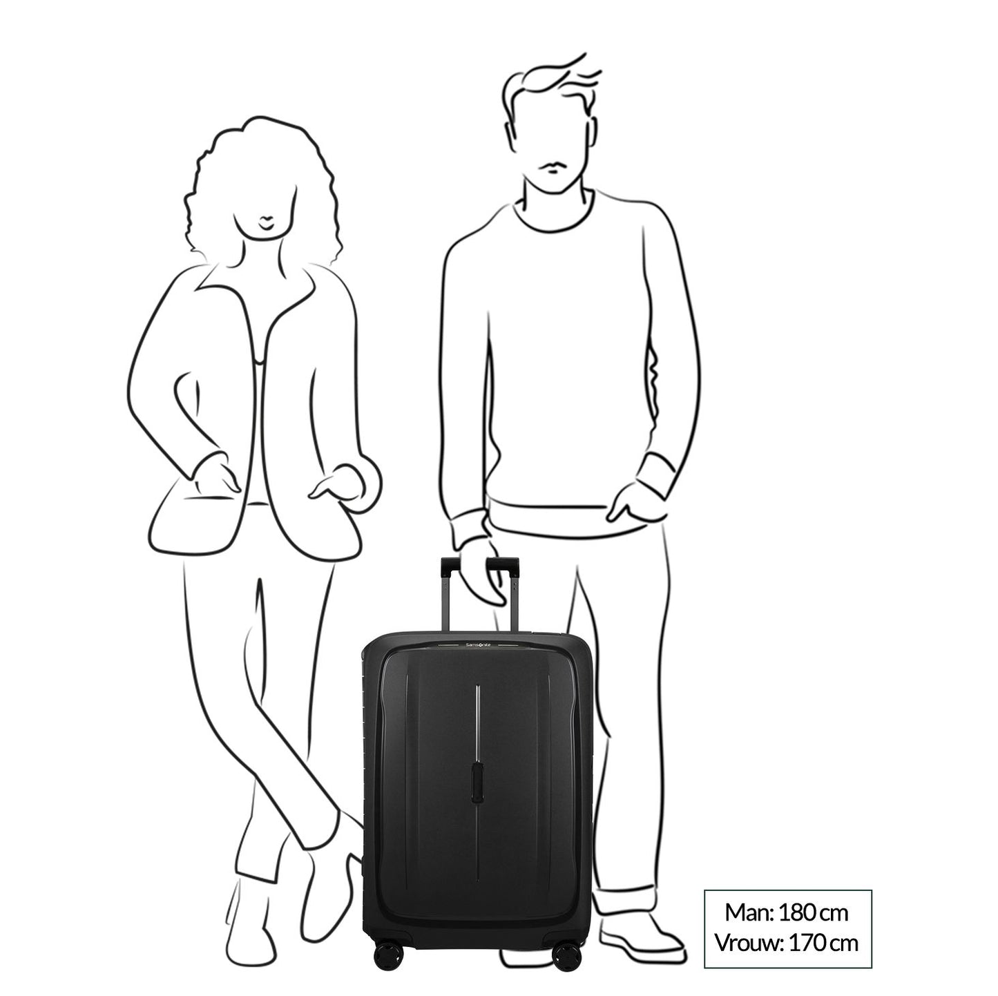 Samsonite Essens Spinner 69 graphite