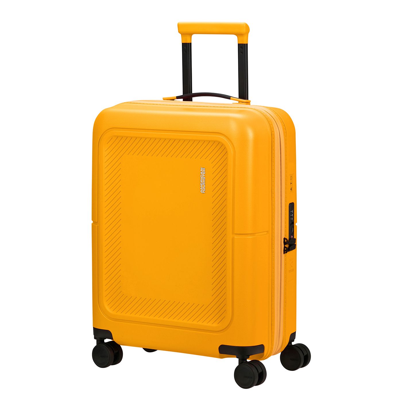 American Tourister Dashpop Spinner 55 Exp golden yellow