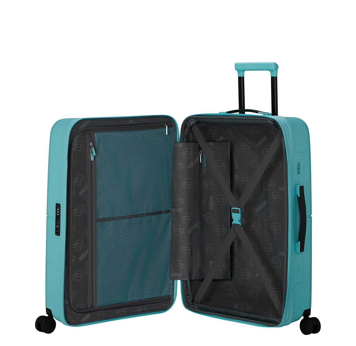 American Tourister Dashpop Spinner 67 Exp aqua sky