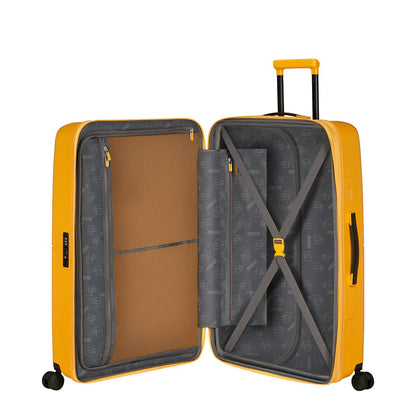American Tourister Dashpop Spinner 77 Exp golden yellow