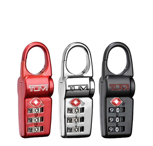 TUMI Travel Accessoires TSA Lock Box Set of 3 black / silver / red