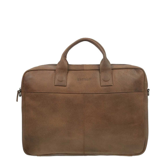 DSTRCT Fletcher Street Workingbag 17" cognac