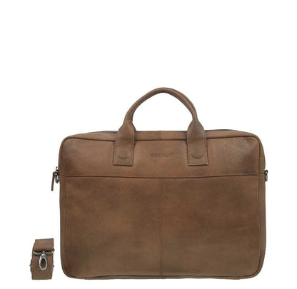 DSTRCT Fletcher Street Workingbag 17" cognac
