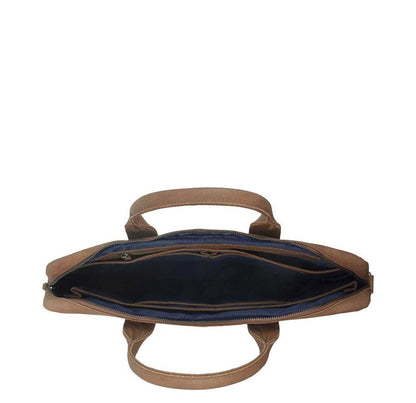 DSTRCT Fletcher Street Workingbag 17" cognac
