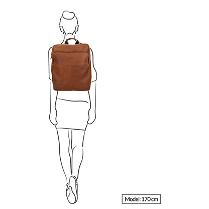 DSTRCT Limited Rugtas 15.6'' Laptoptas cognac