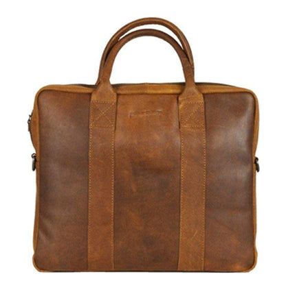 DSTRCT Limited Single Zip 14'' Laptoptas cognac