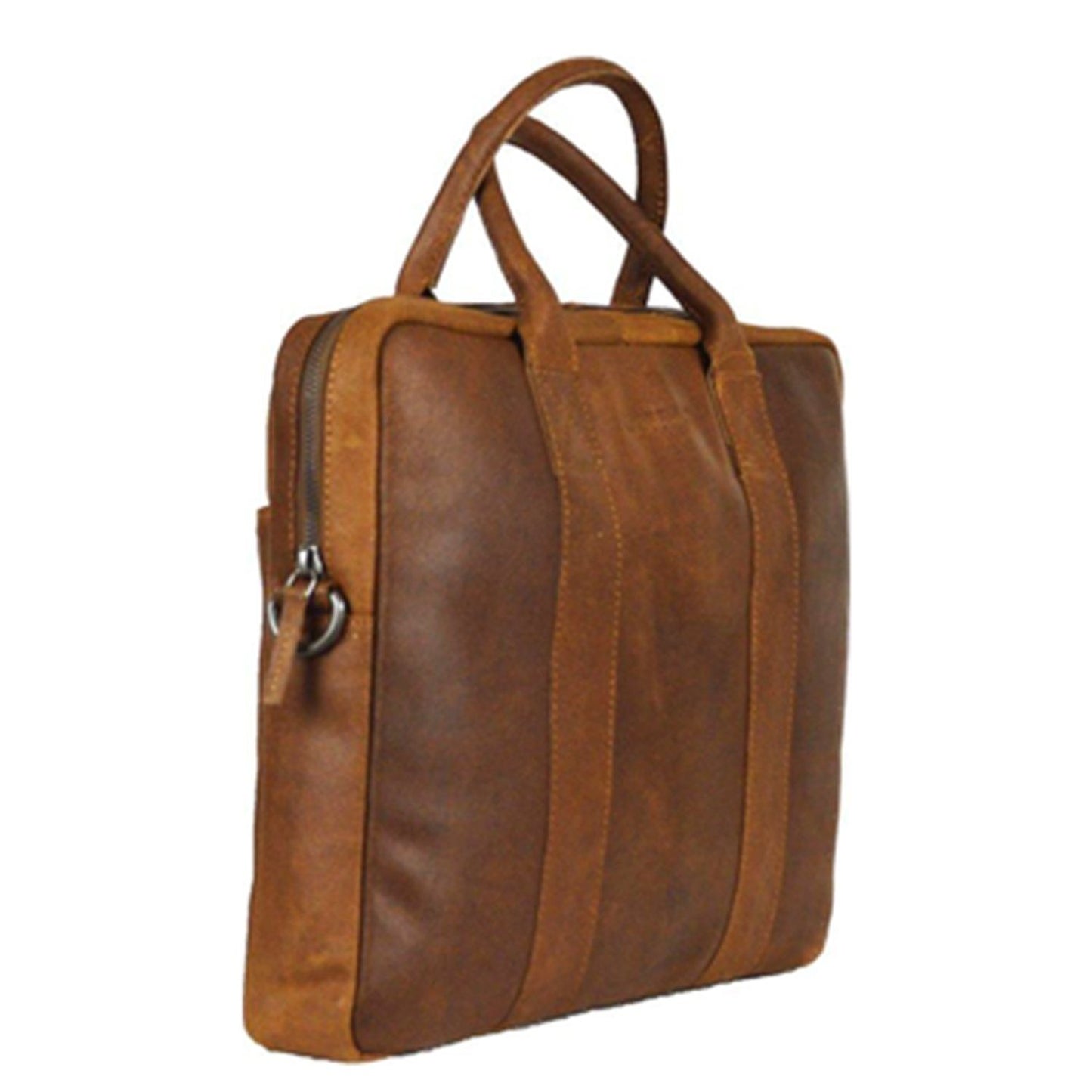 DSTRCT Limited Single Zip 14'' Laptoptas cognac